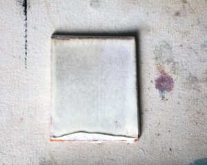 header image for the Pottery Shop showing glaze tests.